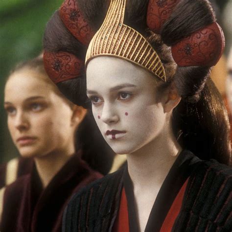 keira knightley as queen amidala.